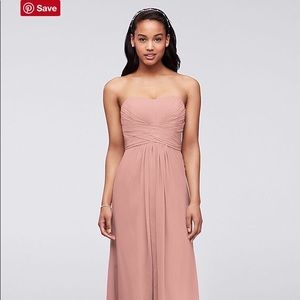 David’s Bridal F15555 Bridesmaid Dress in Ballet
